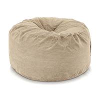 Aiire Puff con Relleno Incluido de Pana Premium - Sillón Puf Salón Redondo Desenfundable y Lavable - Puffs para Niños, Adultos y Habitación Juvenil - Bean Bag Chair Gigante [150x65 cm]