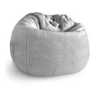 Aiire Puff con Relleno Incluido en Borreguito - Puf Salon Moderno XXL para Adultos o Decoracion Habitacion Juvenil - Bean Bag Chair Infantil Gigante