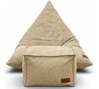 Aiire Puff con Relleno Incluido Moderno - Puf Salon XXL de Diseño para Adulto o Juvenil - Funda Desenfundable y Lavable - Puffs Infantiles XXL - Bean Bag Chair Gamer Gigante con Reposapiés