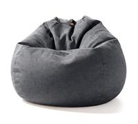 Aiire Puff con Relleno Incluido Moderno - Sillon Puf de Salon en Algodón Premium - Desenfundable y Lavable - Puffs Pera Redondos para Habitación Juvenil - Bean Bag Gamer [90x65]