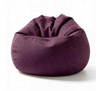 Aiire Puff con Relleno Incluido Moderno - Sillon Puf de Salon en Algodón Premium - Desenfundable y Lavable - Puffs Pera Redondos para Habitación Juvenil - Bean Bag Infantil [75x55]