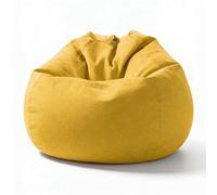 Aiire Puff con Relleno Incluido Moderno - Sillon Puf de Salon en Algodón Premium - Desenfundable y Lavable - Puffs Pera Redondos para Habitación Juvenil - Bean Bag Infantil [75x55]
