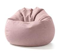 Aiire Puff con Relleno Incluido Moderno - Sillon Puf de Salon en Algodón Premium - Desenfundable y Lavable - Puffs Pera Redondos para Habitación Juvenil - Bean Bag Gamer Gigante XXL [110x80]