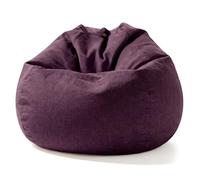 Aiire Puff con Relleno Incluido Moderno - Sillon Puf de Salon en Algodón Premium - Desenfundable y Lavable - Puffs Pera Redondos para Habitación Juvenil - Bean Bag Gamer Gigante XXL [110x80]