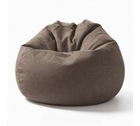 Aiire Puff con Relleno Incluido Moderno - Sillon Puf de Salon en Algodón Premium - Desenfundable y Lavable - Puffs Pera Redondos para Habitación Juvenil - Bean Bag Gamer Gigante XXL [110x80]