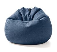Aiire Puff con Relleno Incluido Moderno - Sillon Puf de Salon en Algodón Premium - Desenfundable y Lavable - Puffs Pera Redondos para Habitación Juvenil - Bean Bag Infantil [75x55]
