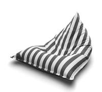 Aiire Puff Exterior Jardín con Relleno Incluido - Tejido Olefina Premium, Desenfundable y Lavable - Sofá Exterior para Playa, Terraza o Piscina - Puff Gigante XXL Gris