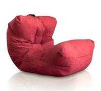 Aiire Puff Salón XXL de Diseño - Sillón Puf con Relleno Incluido para Adulto o Adolescente en Polipiel Premium - Bean Bag Chair Moderno para Dormitorio - Funda Desenfundable y Lavable