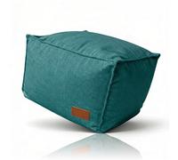Aiire Reposapies Puff Salon Moderno - Puf Reposa Pies o Taburete para Sofa - Cojin de Suelo XXL para Decoracion Habitación Juvenil o Infantil - Bean Bag Gamer [50x40x30 cm]