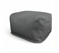 Aiire Sillón Puff con Relleno Incluido - Puf Salon, Dormitorio y Habitación Juvenil Moderno - Funda en Pana Premium Desenfundable y Lavable - Puff Reposapiés Rectangular [50x40x30]