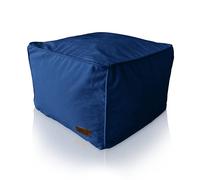 Aiire Sillón Puff con Relleno Incluido - Puf Salon, Dormitorio y Habitación Juvenil Moderno - Funda en Terciopelo Persa Desenfundable y Lavable - Puff Reposapiés Rectangular [50x40x30]