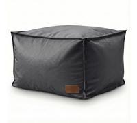 Aiire Sillón Puff con Relleno Incluido - Puf Salon, Dormitorio y Habitación Juvenil Moderno - Funda en Terciopelo Persa Desenfundable y Lavable - Puff Reposapiés Rectangular [50x40x30]
