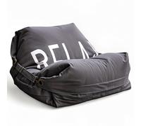 Aiire Sillón Puff con Relleno Incluido - Sofa Puf Gigante Moderno en Algodón Premium - Funda Desenfundable y Lavable - Bean Bag Chair para Jóvenes y Adultos - Puffs XXL [180x140]
