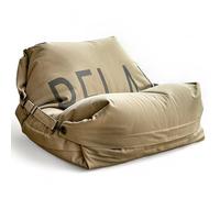 Aiire Sillón Puff con Relleno Incluido - Sofa Puf Gigante Moderno en Algodón Premium - Funda Desenfundable y Lavable - Bean Bag Chair para Jóvenes y Adultos - Puffs XXL [180x140]