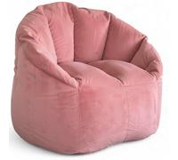 Aiire Sillon Puff con Relleno Incluido - Sofa Puf Salon Moderno para Adultos o Decoracion Habitacion Juvenil - Bean Bag Chair Infantil XXL - Puffs de Lujo en Terciopelo Persa [85x85x75 cm]