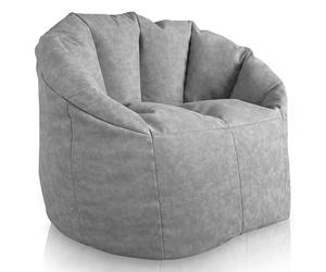Aiire Sillon Puff con Relleno Incluido - Sofa Puf Salon Moderno para Adultos o Decoracion Habitacion Juvenil - Bean Bag Chair Infantil XXL - Puffs de Lujo en Polipiel Premium [85x85x75 cm]
