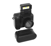Ailan Cámara portátil con Pantalla e Imagen de definición de 1080p, Mini cámara Retro, grabadora ABS, Mini cámara con Flash, Viene con una Base