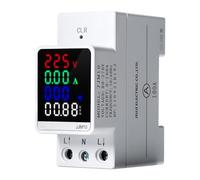 Ailao Medidor de Consumo Electrico Contador Electrico LCD Medidor Consumo Electrico Digital Contador de Luz Power Meter, AC 80-270V Corriente 0-100A Potencia 0-25KW, Tipo Cerrado CT.