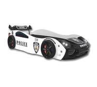 Aileenstore Cama infantil para coche de 90 x 200 cm, incluye somier, lámpara LED (sin colchón)