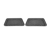 Ailgely Bandeja Recogegotas de Silicona para Refrigerador, Diseño Duradero, Antideslizante, 2 Unidades (Gris)