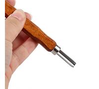 Ailgely Juego de Herramientas de Tallado para Principiantes, Kit Mini Cuchillo Cincel Duradero para Manualidades en Madera y Arcilla, 3/6/9 Piezas, Madera y Acero Al Carbono (Paquete 6)