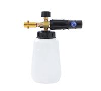 AIM Tools Lanza de Espuma de Nieve 1L Ajustable Cañón de Espuma Boquilla Compatible con Karcher K2 K3 K4 K5 K6 K7 Pistola de Lavado a Presión para Lavado de Autos