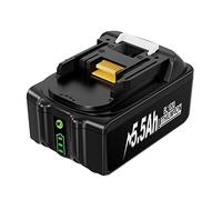 AIMAX Baterías de Repuesto para Makita 18V 5.5Ah, Batería de Recambio 18V BL1860B BL1820B 1830B 1840B 1850B, Compatible con Makita 18V Adecuado con el Cargador Original 18V