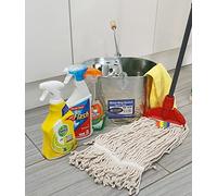 aims 2 Unidades de Kentucky Mop Head 16oz / 425 g de Cordel de algodón Grande y Absorbente de Hilo Grueso para fregona Comercial Diaria para Uso Industrial Pesado