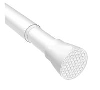 ain Rod - Varilla extensible de 83 a 159 cm, color negro y blanco para cocina/gabinete, fácil de instalar, 28-48/33-59 pulgadas, 1 unidad