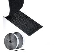 AIQInu Belcro Adhesivo Doble Cara,5 Metros Hook y Loop Auto Adhesivo,30mm Ancho Reutilizable Nylon Doble Cinta Cara Extra Fuerte para Oficina,Doméstica,Bricolaje