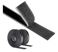 AiQInu Belcro Adhesivo Fuerte, 8m x 16mm Auto Adhesivo Doble Cara, Reutilizable Cinta Para Doméstica y Bricolaje, Hook Y Loop