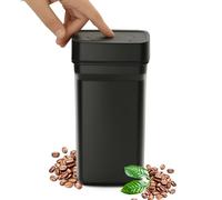 AiQInu Bote de Café al Vacío con Bomba de Vacío, 1.2L Recipiente de Acero Inoxidable para Granos de Café, Café Molido, Té y Alimentos Secos
