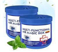 Air Magic Box de Purificación Anti-Polvo, Purificación Natural por Silenciador en 2 Piezas,Eliminación del Polvo en la Habitación | Para Hogar, Oficina, Cocina, Salón, Apartamento, Do