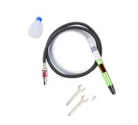 Air Pneumatic Die Grinder Pen Kit de 3 mm Herramienta giratoria para eliminación de óxido Biselado Tallado - Kit de pulidor ligero de baja vibración verde 14.5 cm (A)