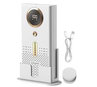 Air Purifier - 6,65 pulgadas portátil Bedroom Air Cleaner | Platinum Silver Arôma Device - 1800 mAh USB TÝPE-C Recargable Purifier with Aromatherapy Tablet for Car Home and Indoor Frēsh Aià Use
