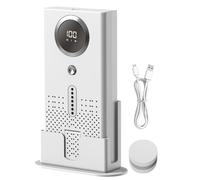 Air Purifier - 6,65 pulgadas portátil Bedroom Air Cleaner | Platinum Silver Arôma Device - 1800 mAh USB TÝPE-C Recargable Purifier with Aromatherapy Tablet for Car Home and Indoor Frēsh Aià Use