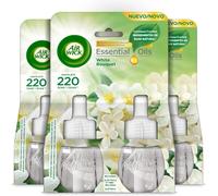 Air Wick Electrico - PACK AHORRO 6 Und - Ambientador para Casa - 2 Aromas Disponibles: Flores Blancas (White Bouquete) o Lavanda