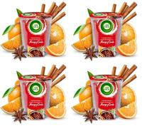 Air Wick Vela Aromática Perfumada con aroma a Dulces Recuerdos con Naranja y Canela 105gr (Paquete de 4)