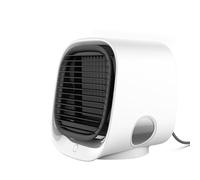 Airabreeze Aire Acondicionado Portátil, Enfriador de Aire con 3 Velocidades y Luz Nocturna Led, Enfriamiento Rápido de Los 90, Ventilador de Enfriamiento Humidificador para el Hogar, Oficina White