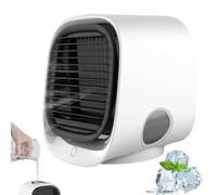 Airabreeze Enfriador De Aire Portátil, Mini Ventilador De Refrigeración De 3 Velocidades Con Tanque De Agua De 300 Ml, Enfriamiento Instantáneo En 90 Segundos, Para Dormitorio, Oficina Y Hogar