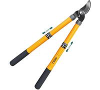 AIRAJ Tijera Telescópica 42-61cm, Tijeras de Poda de Bypass con Cuchilla SK5 y Revestimiento Antiadherente-Corta Limpiamente hasta 3,5cm, Adecuado para podar arbustos y ramas.