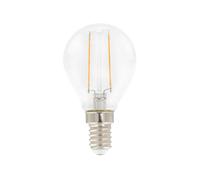 Airam Bombilla de filamento LED Airam - globo de luz claro. no regulable e14. 2w