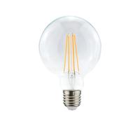 Airam Bombilla LED de filamento Airam de 95 mm de luz E27 3.5W Transparente regulable