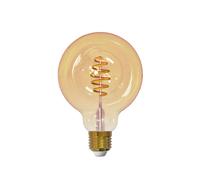 Airam Bombilla LED de filamento Airam Smarta Hem ámbar. 95mm. espiral e27. 6w