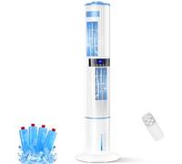 Aire acondicionado 4 en 1 con ventilador, purificador de aire, humidificador y enfriador evaporativo