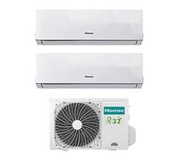 Aire acondicionado climatizador Inverter Hisense New Comfort Dual Split 7000+12000 7+12 BTU 2AMW42U4RRA R-32