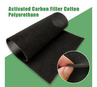 Aire acondicionado de coche de alta densidad, purificador de filtro de espuma de carbón activado, hoja de filtro de agua Universal, filtro Extractor de capó de cocina 1mX1mX3mm