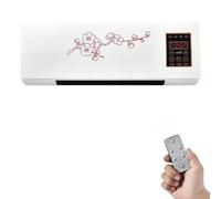 Aire acondicionado de pared 3 en 1 sin ventana - Sistema split portátil sin conductos con ventilador sin aspas y control remoto, refrigeración ultra silenciosa para dormitorio, fácil instalación, 12