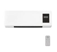 Aire Acondicionado de Pared de 1800 W: Sistema 2 en 1 con Calefactor Cerámico (PTC) y Ventilador de Refrigeración, Incluye Mando a Distancia y Temporizador; Ideal para Dormitorios