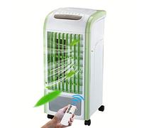 Aire Acondicionado evaporativo, Enfriador de Aire portátil con Control Remoto, 4 Ruedas giratorias, Ventilador eléctrico de bajo Consumo de 3 velocidades para Oficina en casa Interior